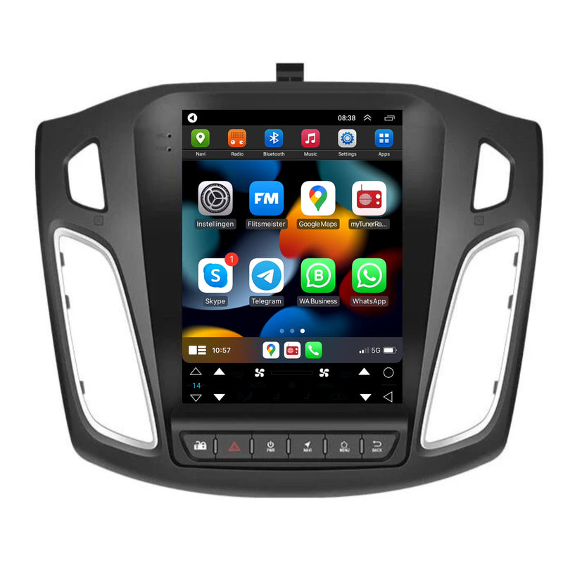 Ford Focus | Android 13 | Autoradio | 2011 t/m 2017 | CarPlay & Android Auto | Groot scherm-1