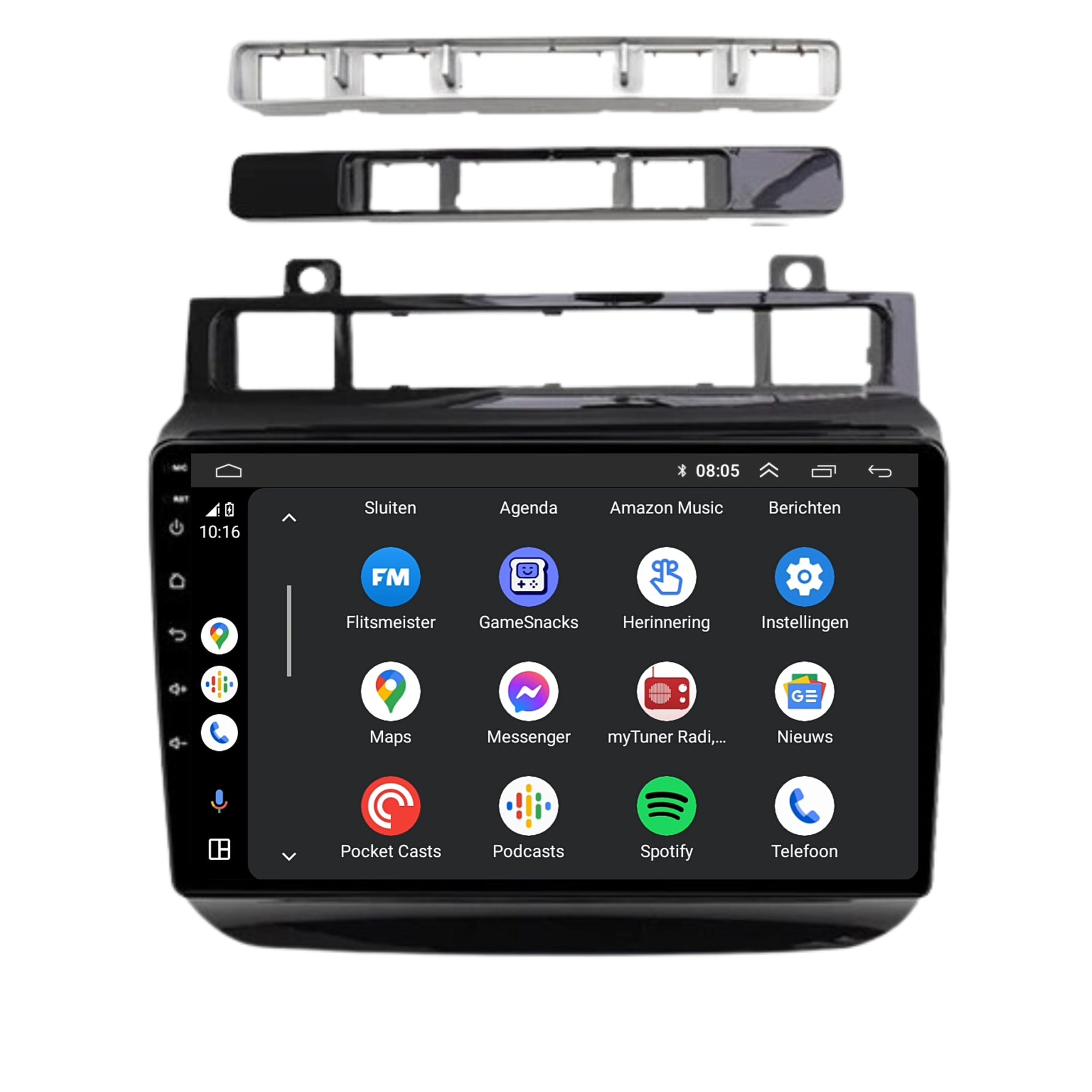 Volkswagen Touareg CarPlay autoradio | 2011 t/m 2017 | Denago DNG-A209 | 9 inch | Android 13 | Draadloos CarPlay & Android Auto