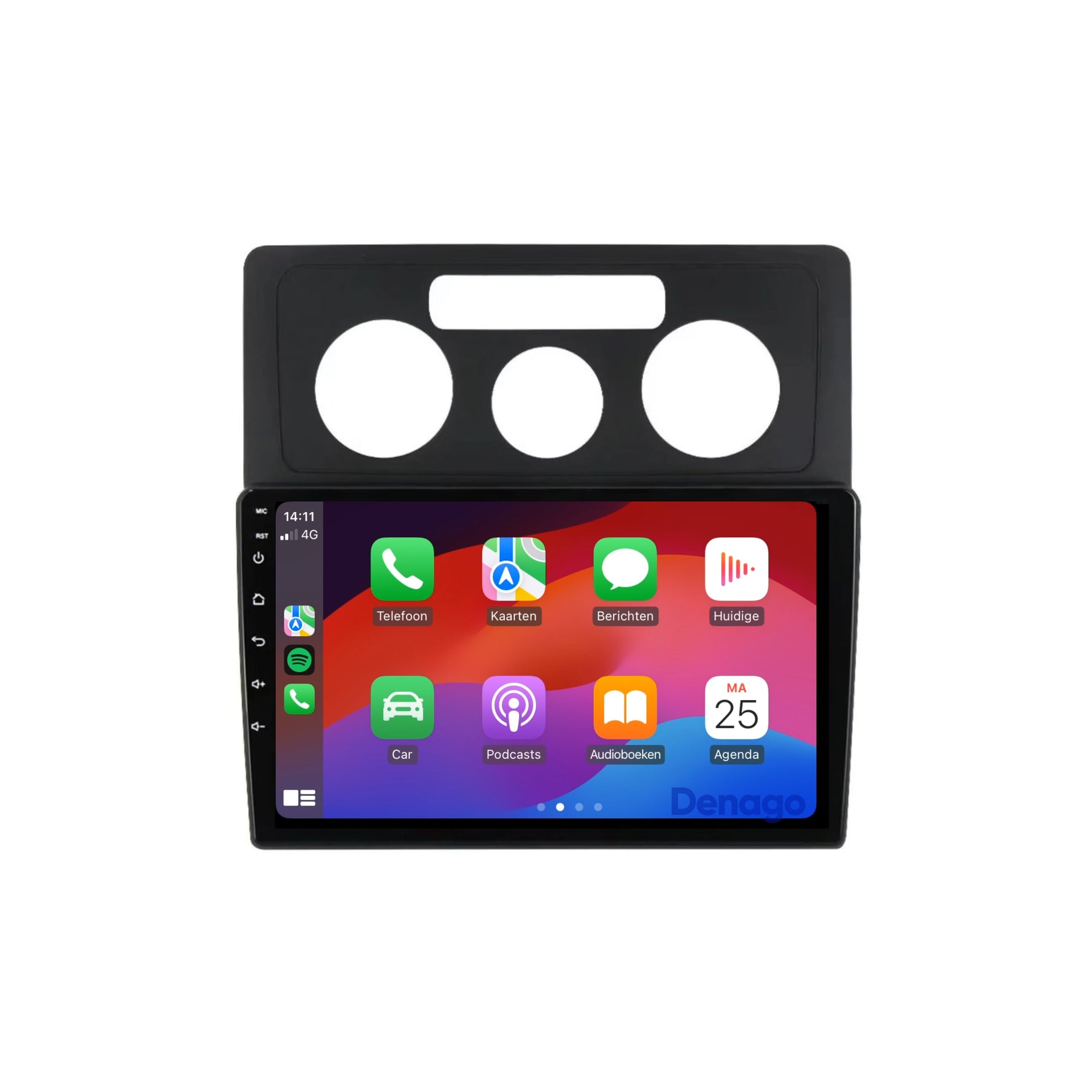 Volkswagen Caddy CarPlay autoradio | 2004 t/m 2010 | Denago DNG-A240 | 9 inch | Android 13 | Draadloos CarPlay & Android Auto