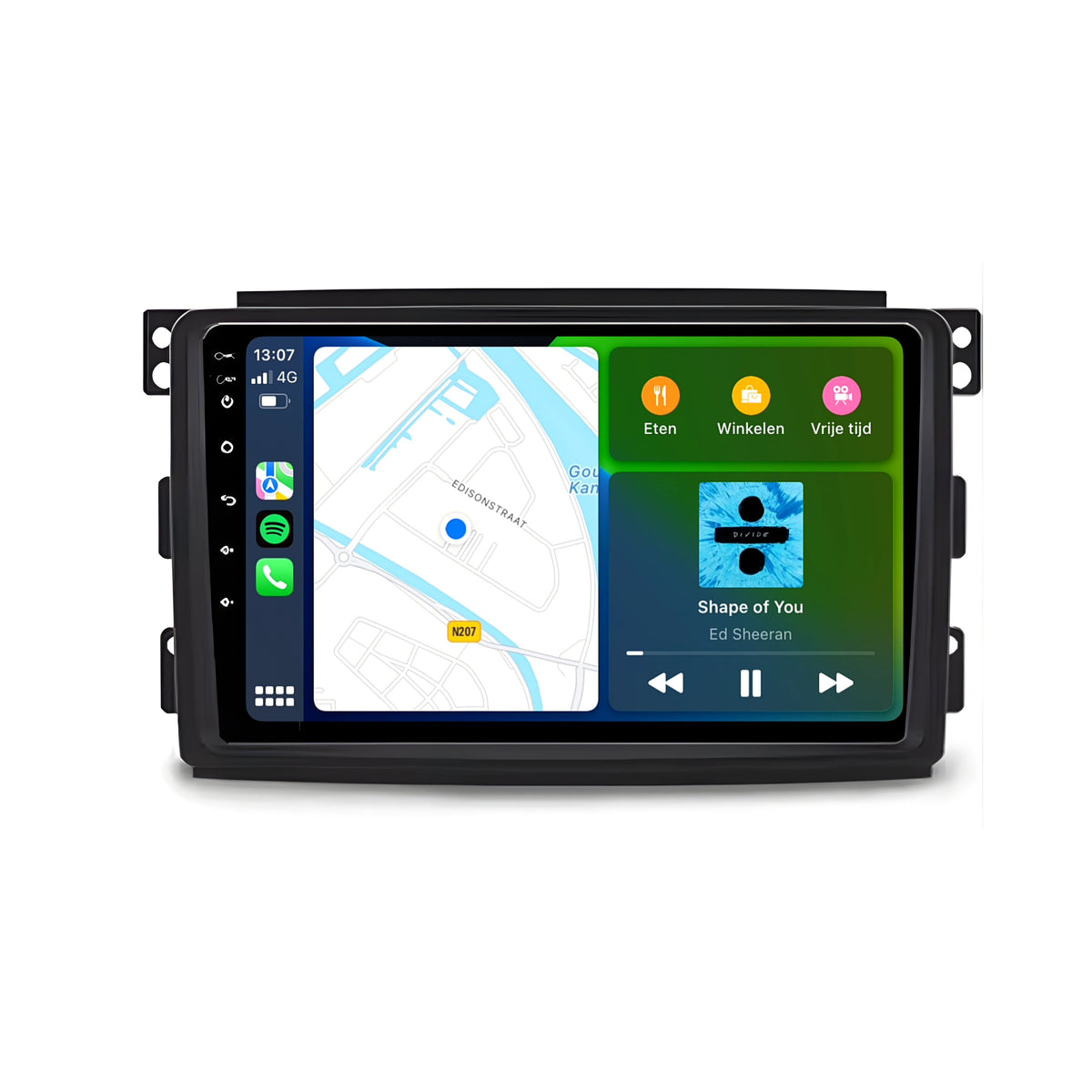 Smart Fortwo | Android 13 | Autoradio | 2009 t/m 2015 | CarPlay & Android Auto-5