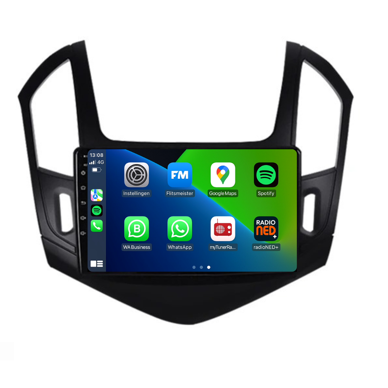 Chevrolet Cruze | Android 13 | Autoradio | 2012 t/m 2014 | CarPlay & Android Auto-1