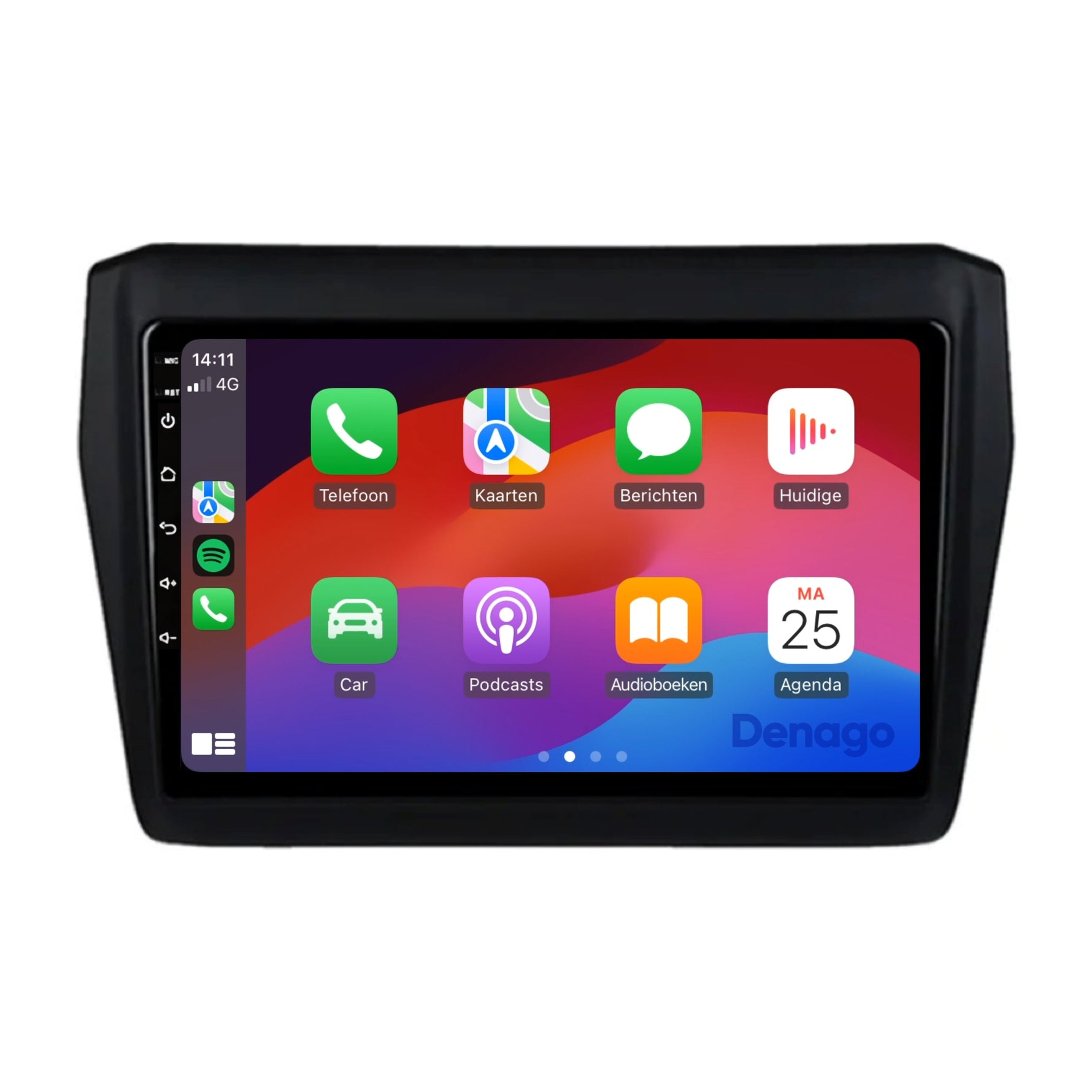 Suzuki Swift CarPlay autoradio | 2017 t/m 2023 | Denago DNG-A145 | 9 inch | Android 13 | Draadloos CarPlay & Android Auto