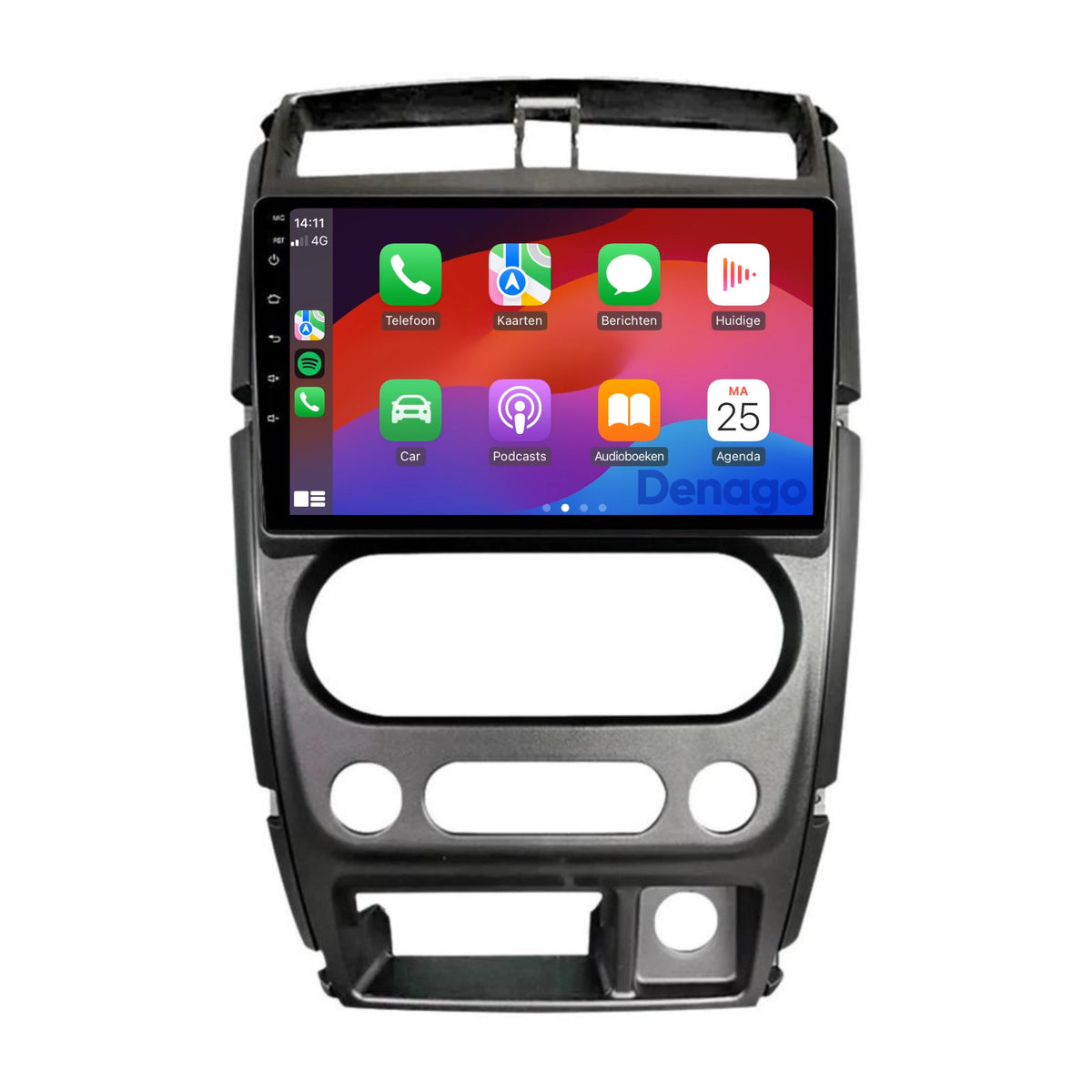 Suzuki Jimny CarPlay autoradio | 2005 t/m 2018 | Denago DNG-A334 | 9 inch | Android 13 | Draadloos CarPlay & Android Auto-4