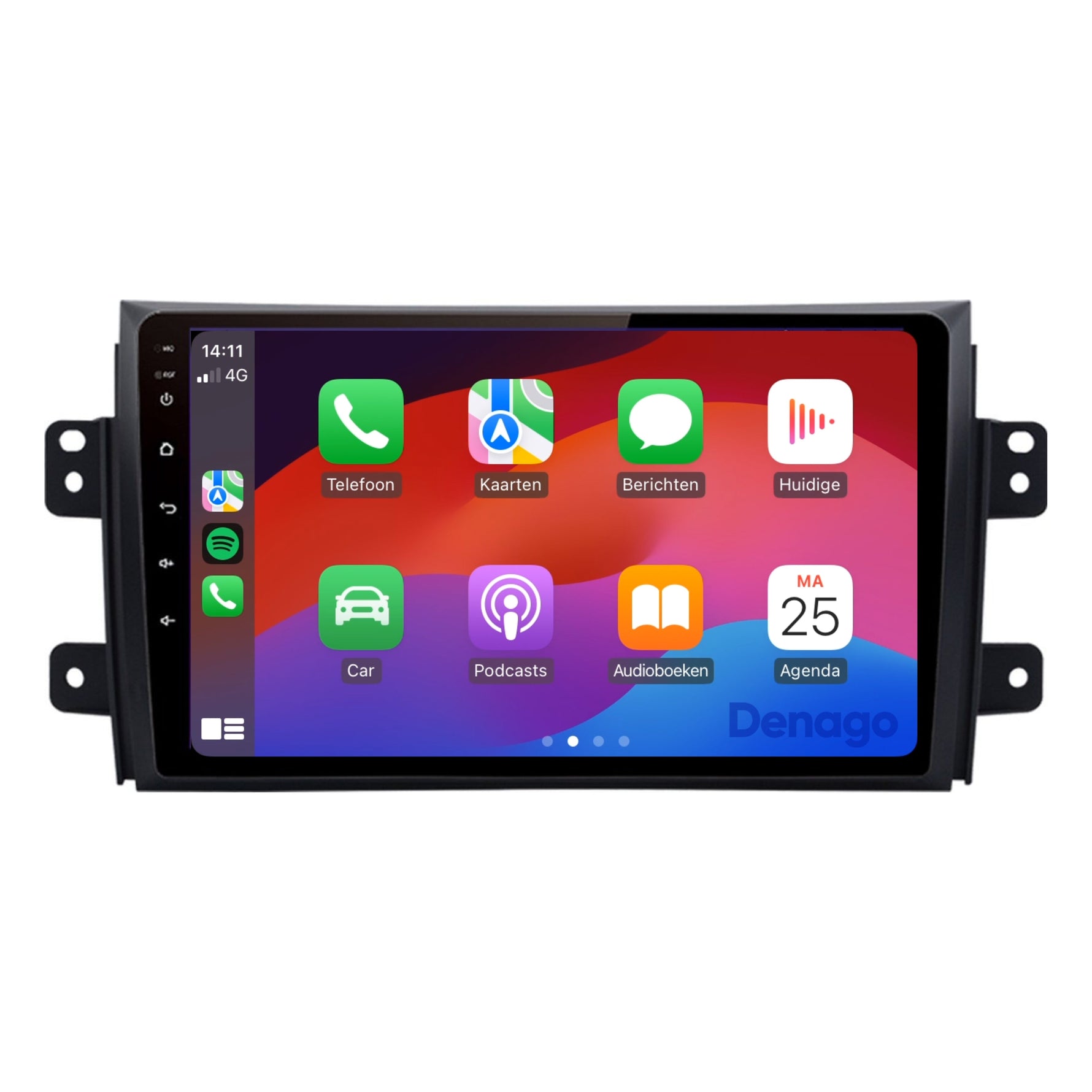 Suzuki SX4 CarPlay autoradio | 2006 t/m 2011 | Denago DNG-A315 | 9 inch | Android 13 | Draadloos CarPlay & Android Auto