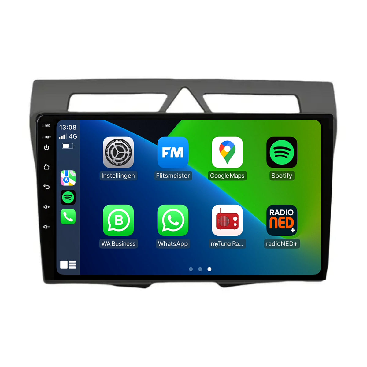 Kia Picanto | Autoradio | 2008 t/m 2010 | Carplay & Android Auto | Zwart-1