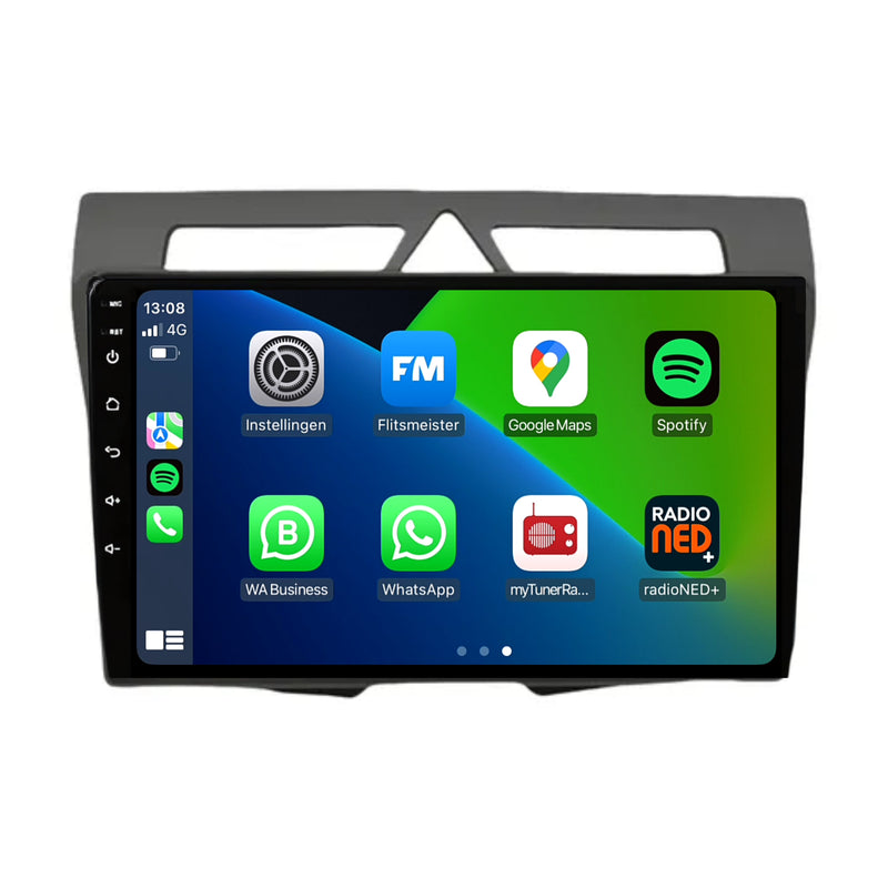Kia Picanto | Autoradio | 2008 t/m 2010 | Carplay & Android Auto | Zwart-1