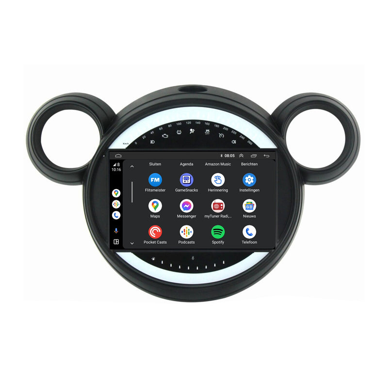 Android 13 CarPlay Autoradio voor Mini Cooper Countryman R60 | 2011 t/m 2014-3