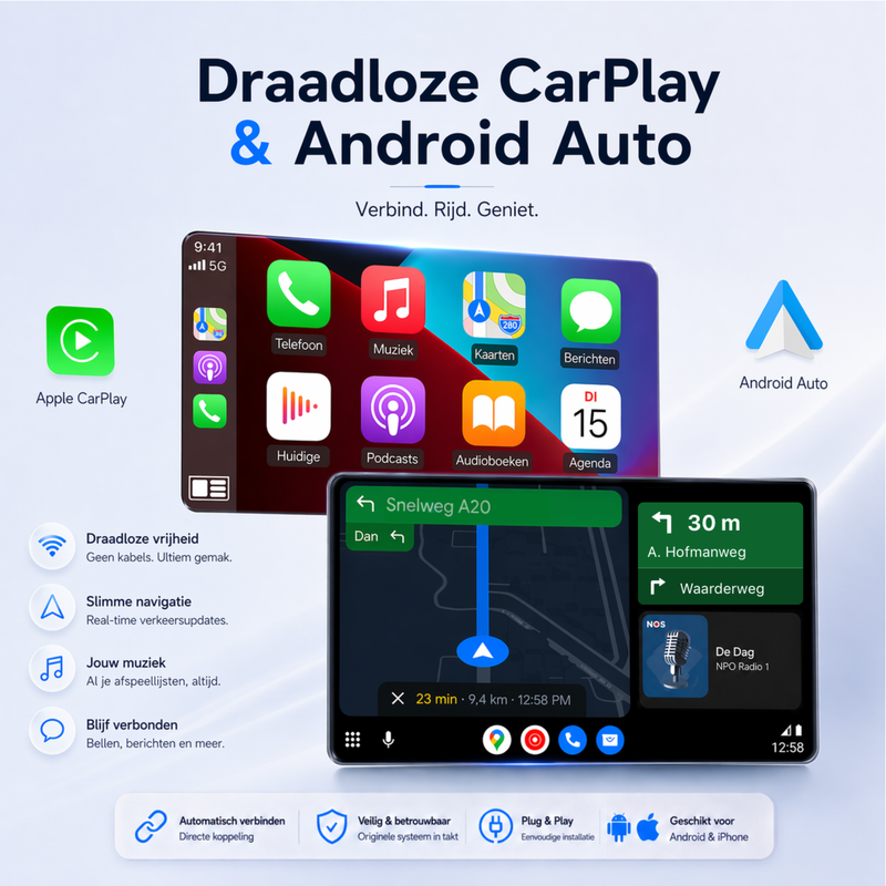 Volvo V70 | 2014 t/m 2018 | CarPlay & Android Auto Box | Sensus Connect-3