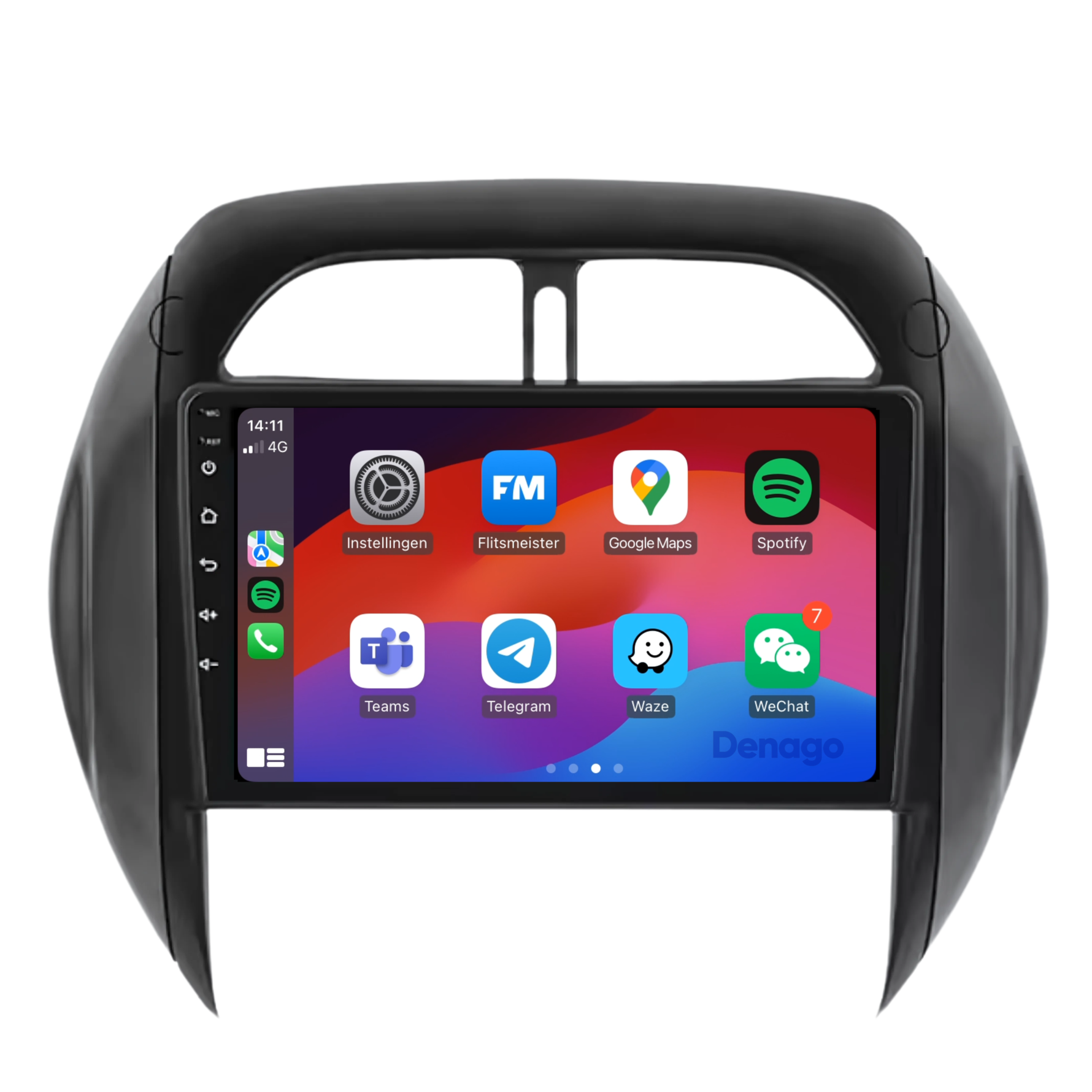 Toyota RAV4 CarPlay autoradio | Denago DNG-A55 | 2004 t/m 2006 | 9 inch | Android 13 | Draadloos CarPlay & Android Auto