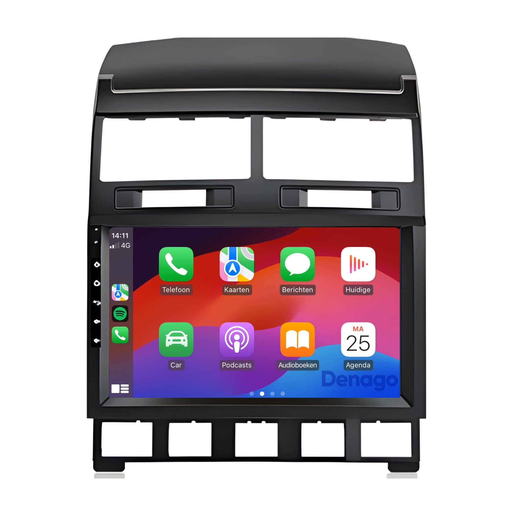 Volkswagen Touareg CarPlay autoradio | 2002 t/m 2010 | Denago DNG-A326 | 9 inch | Android 13 | Draadloos CarPlay & Android Auto