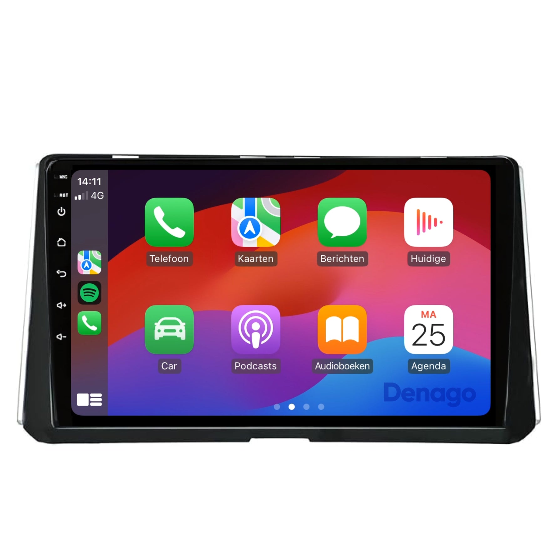 Toyota Corolla CarPlay autoradio | 2018 t/m 2020 | Denago DNG-A144 | 9 inch | Android 13 | Draadloos CarPlay & Android Auto