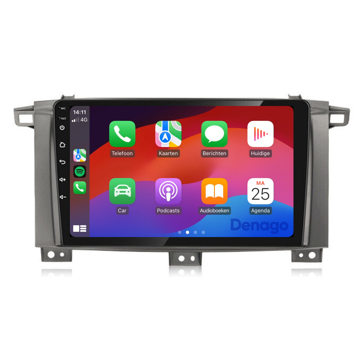 Toyota Land Cruiser LC100 CarPlay autoradio | 2005 t/m 2007 | Denago DNG-A338 | 9 inch | Android 13 | Draadloos CarPlay & Android Auto-4
