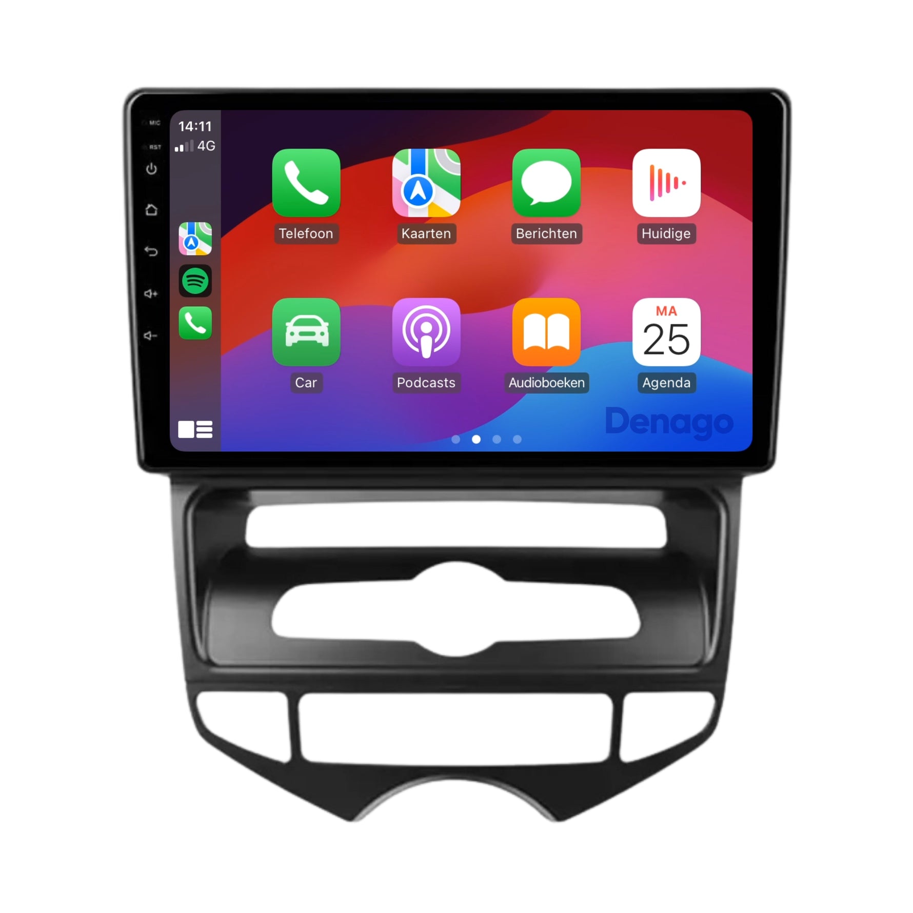Hyundai IX20 CarPlay autoradio | 2010 t/m 2019 | Denago DNG-A364 | 9 inch | Android 13 | Automatische Airco | Draadloos CarPlay & Android Auto