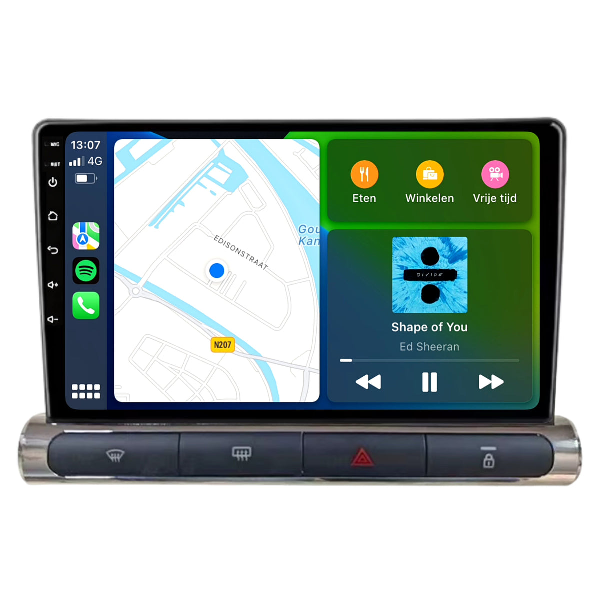Citroën C3 Android Autoradio | 2016 t/m 2024 | CarPlay & Android auto | 4 knoppen-6