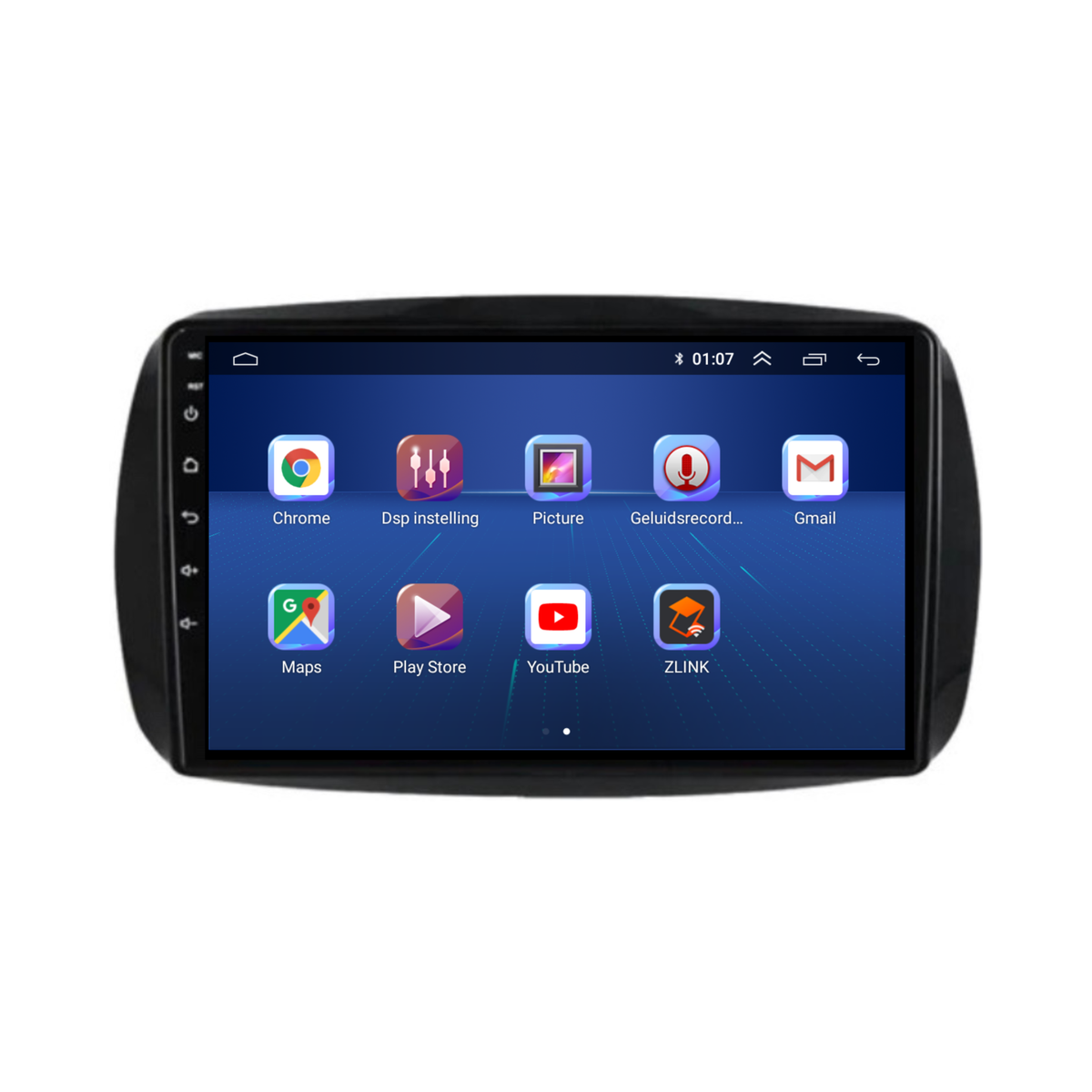 Smart Fortwo | Forfour | Android 13 | Autoradio | 2015 t/m 2019 | Carplay & Android Auto-4
