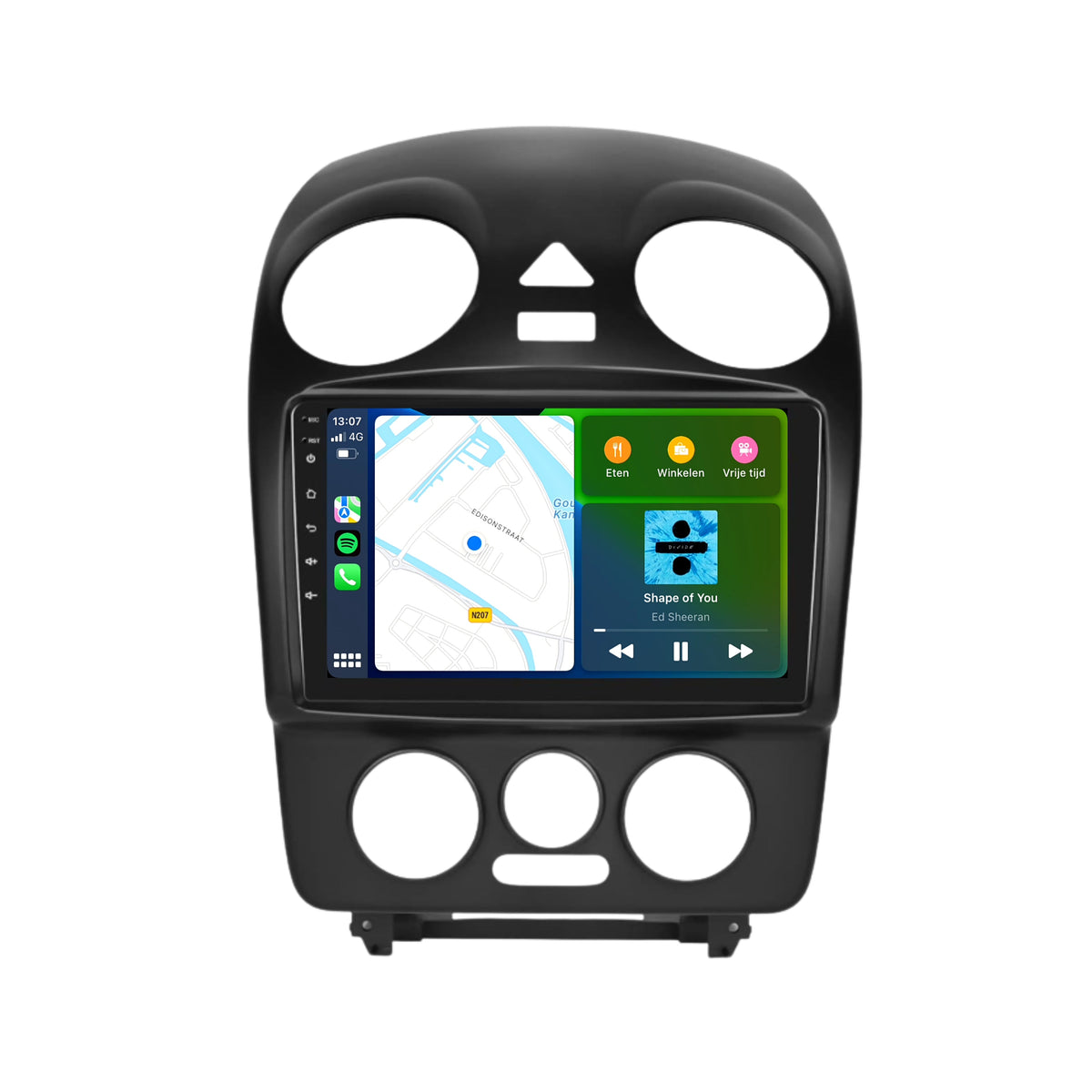 Volkswagen Beetle | Android 13 | Autoradio | 2004 t/m 2010 | CarPlay & Android Auto-4
