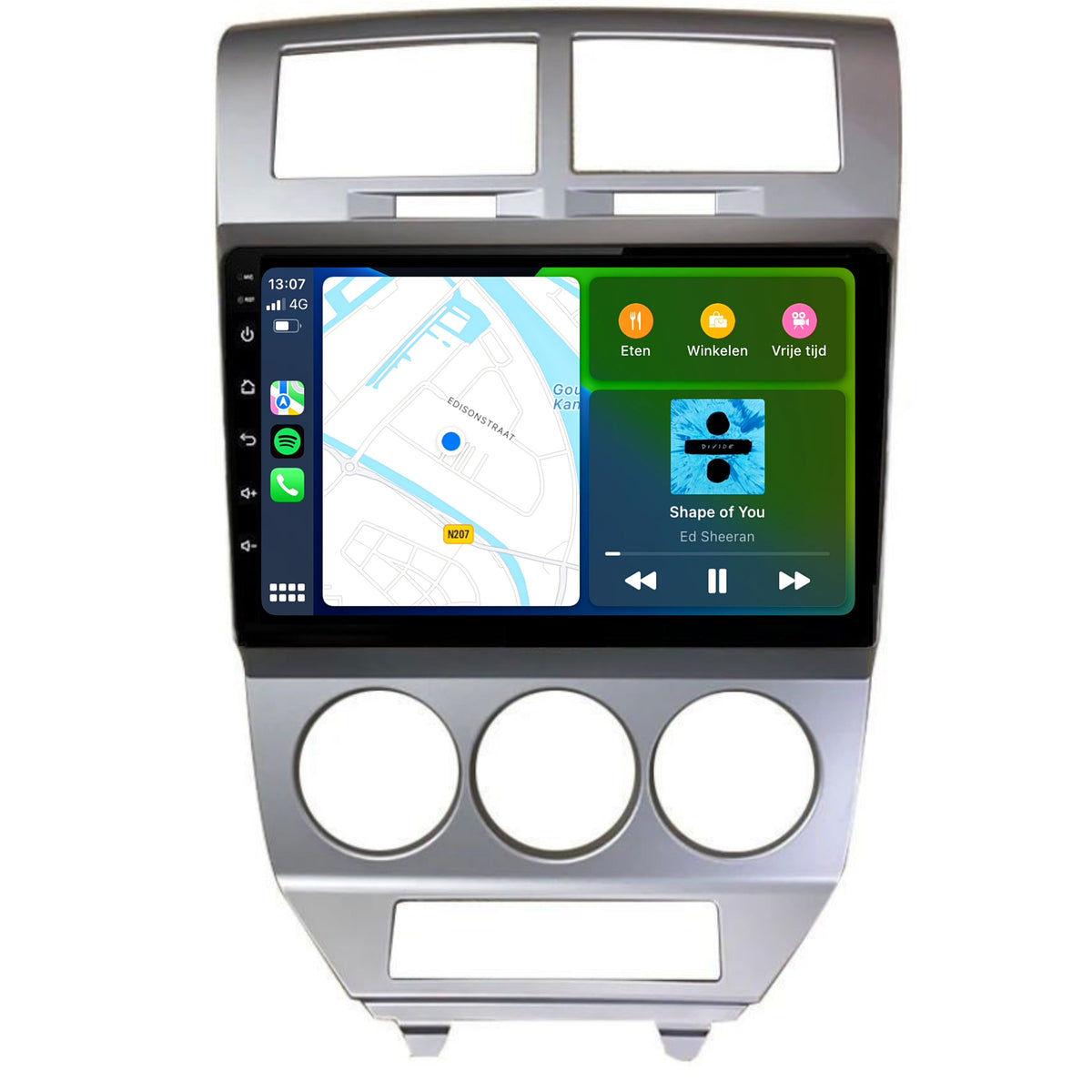 Dodge Caliber CarPlay & Android Auto autoradio | 2006 t/m 2010 | Android 15 | Davilon-4