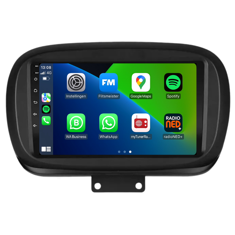 Fiat 500X  | Android 13 | Autoradio | 2015 t/m 2023 | Carplay & Android Auto-1