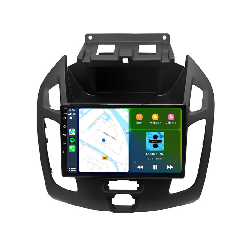 Ford Transit Tourneo Connect CarPlay & Android Auto autoradio | 2013 t/m 2018 | Android 15 | Davilon | Zwart-6