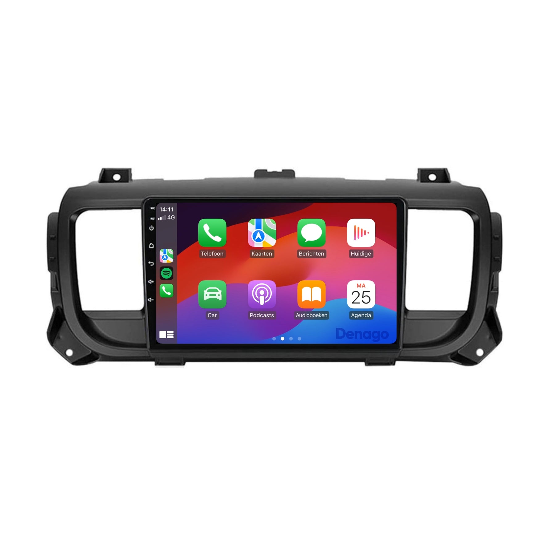 Toyota Proace CarPlay autoradio | 2016 t/m 2023 | Denago DNG-A232 | 9 inch | Android 13 | Draadloos CarPlay & Android Auto
