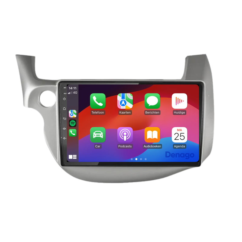 Honda Jazz CarPlay autoradio | 2008 t/m 2013 | Denago DNG-A127 | 9 inch | Android 13 | Draadloos CarPlay & Android Auto-4