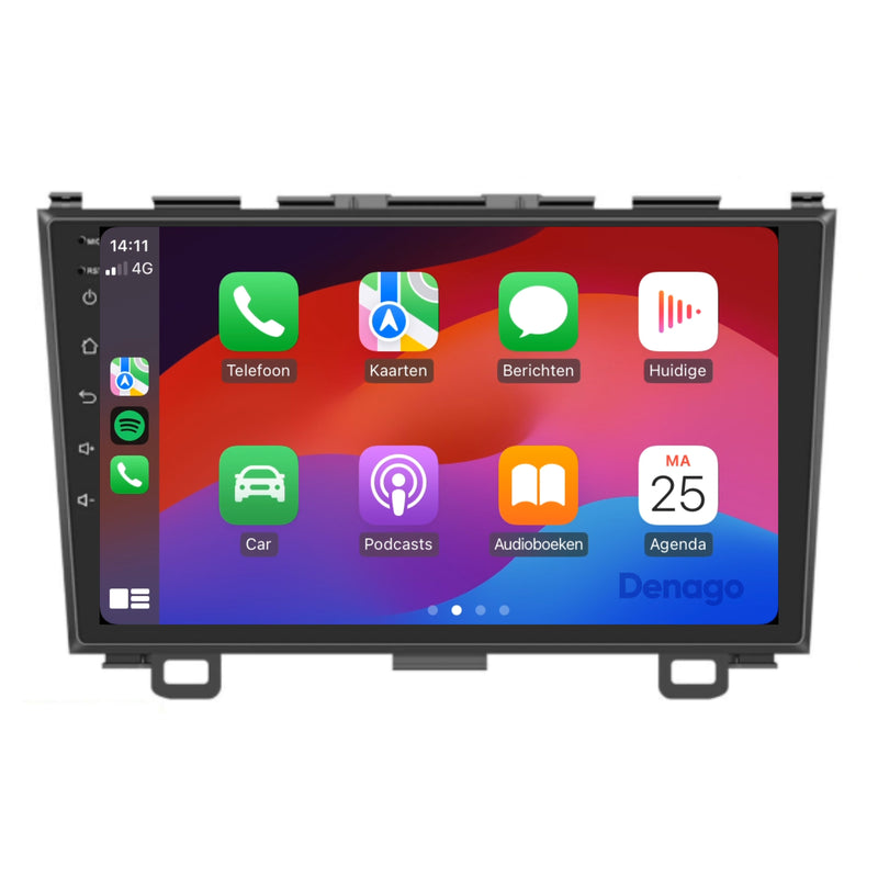 Honda CR-V CarPlay autoradio | 2007 t/m 2012 | Denago DNG-A100 | 9 inch | Android 13 | Draadloos CarPlay & Android Auto-4