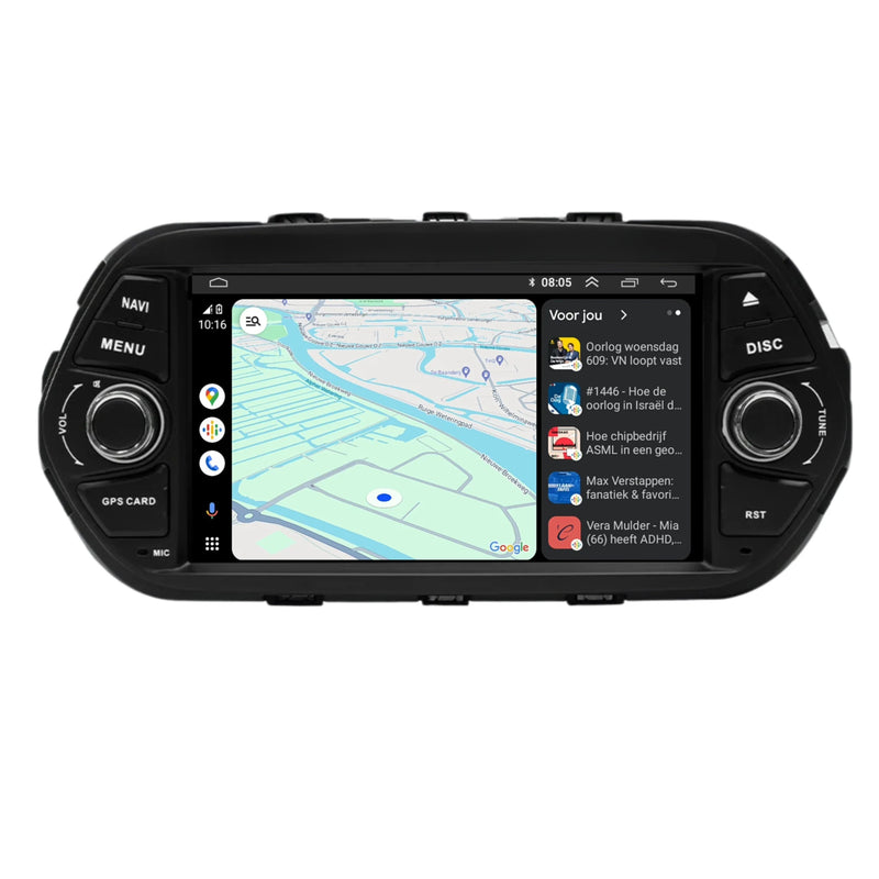 Fiat Tipo CarPlay & Android Auto autoradio | 2015 t/m 2019 | Android 15 | Davilon-3