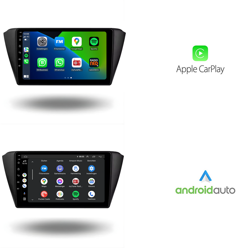 Autoradio CarPlay & Android Auto pour Skoda Fabia | 2015 à 2021 | Android 13 | Davilon-2