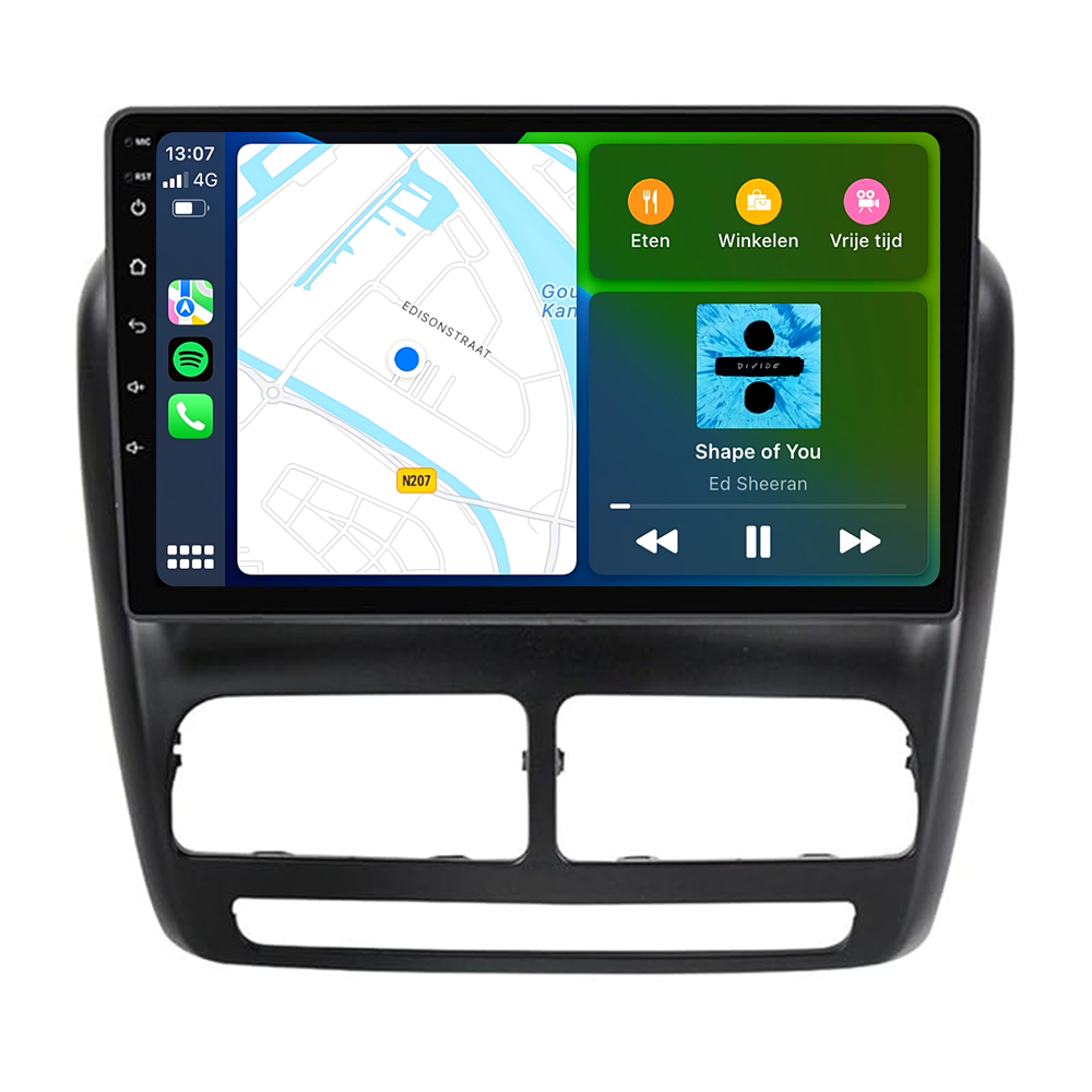 Autoradio CarPlay & Android Auto pour Fiat Doblo | 2010 à 2014 | Android 13 | Davilon | Nouveau panneau inclus-4