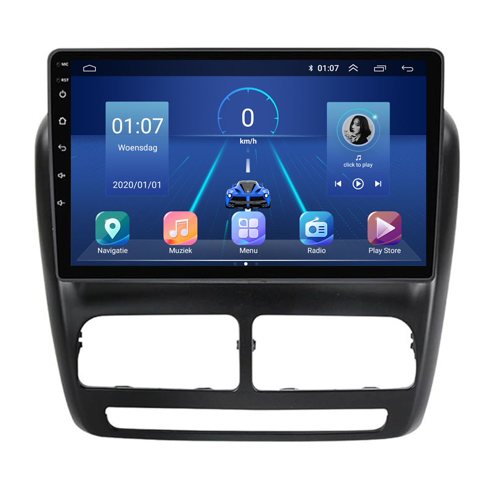 Autoradio CarPlay & Android Auto pour Fiat Doblo | 2010 à 2014 | Android 13 | Davilon | Nouveau panneau inclus-6
