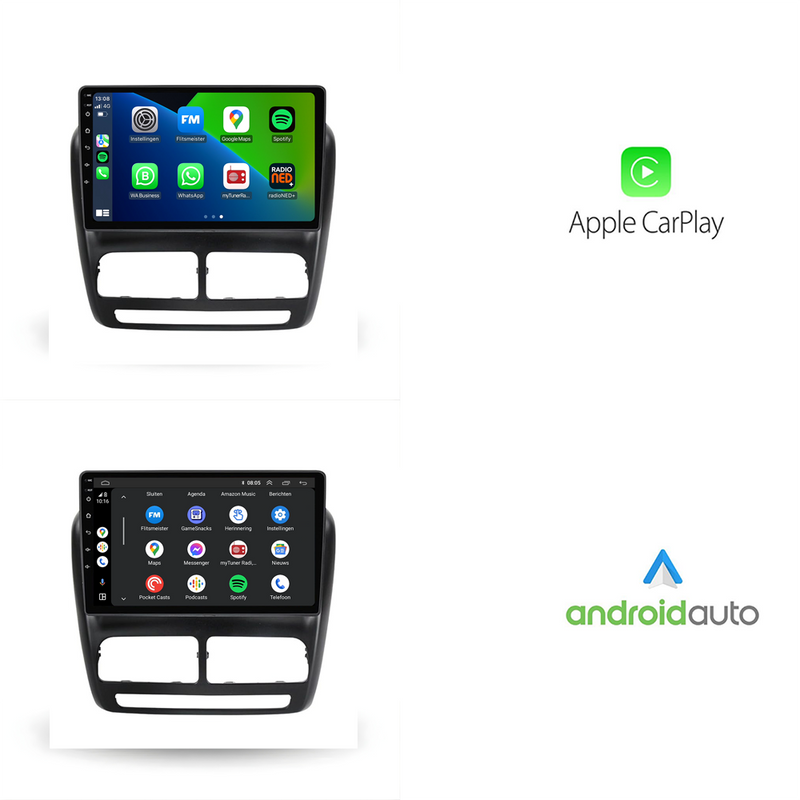 Autoradio CarPlay & Android Auto pour Fiat Doblo | 2010 à 2014 | Android 13 | Davilon | Nouveau panneau inclus-2