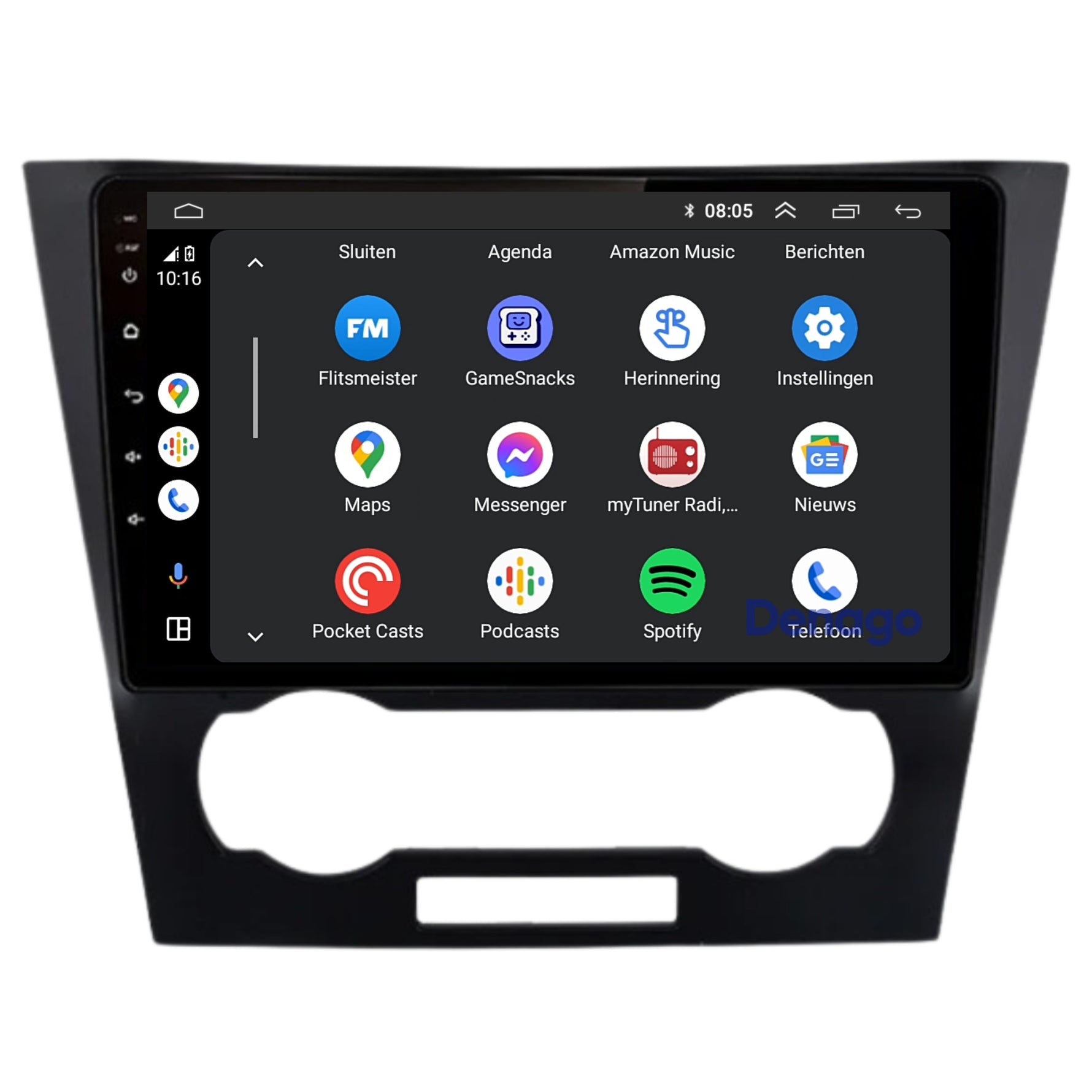Chevrolet Epica CarPlay autoradio | 2006 t/m 2012 | Denago DNG-A131 | 9 inch | Android 13 | Draadloos CarPlay & Android Auto