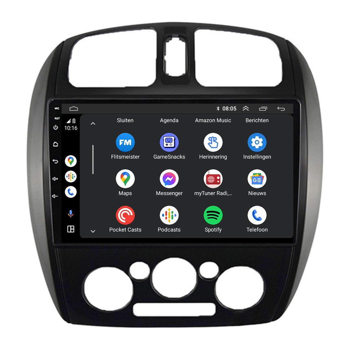 Mazda 323 | Android 13 | Autoradio | 2003 t/m 2009 | CarPlay & Android Auto-5