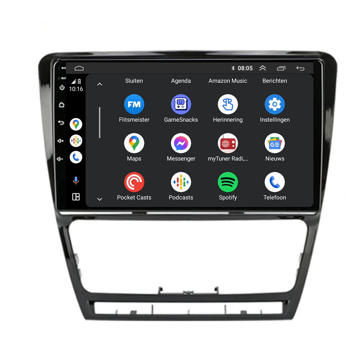 Skoda Octavia | Android 13 | Autoradio | 2007 t/m 2012 | CarPlay & Android Auto-7