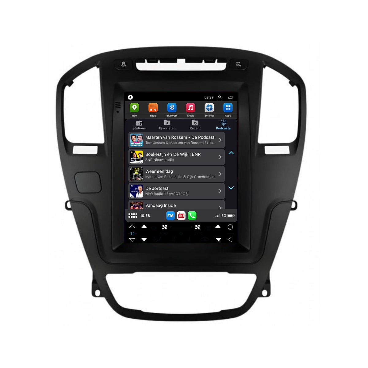 Opel Insignia | Android 13 | Autoradio | 2008 t/m 2013 | CarPlay & Android Auto | Grote scherm-4