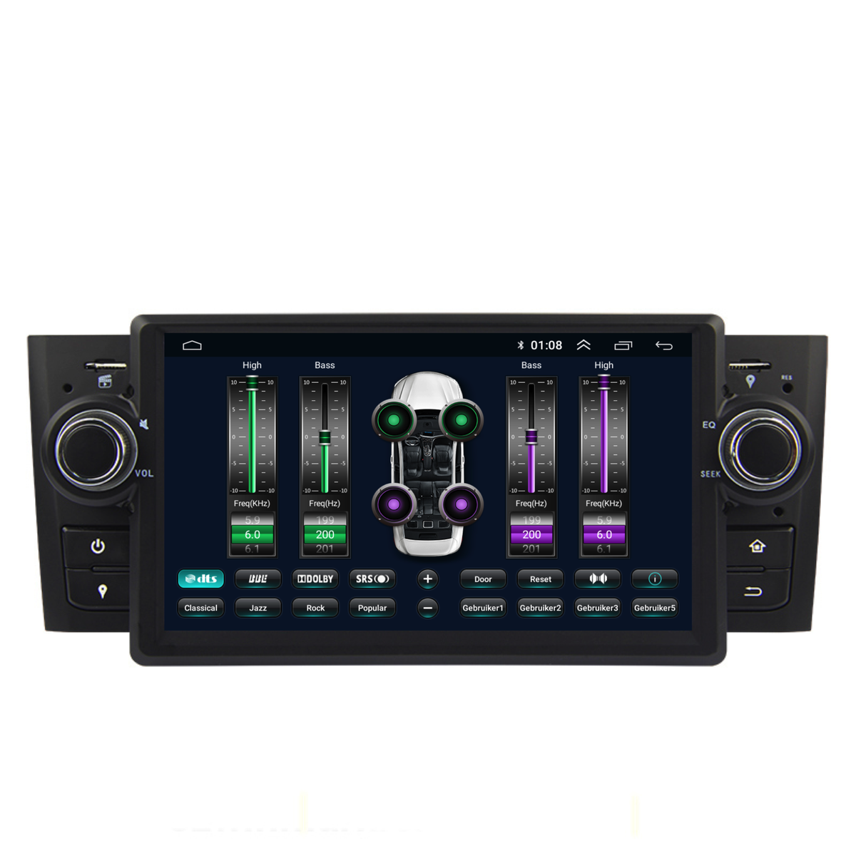 Fiat Punto/Linea CarPlay & Android Auto autoradio | 2006 t/m 2015 | Android 15 | Davilon-6