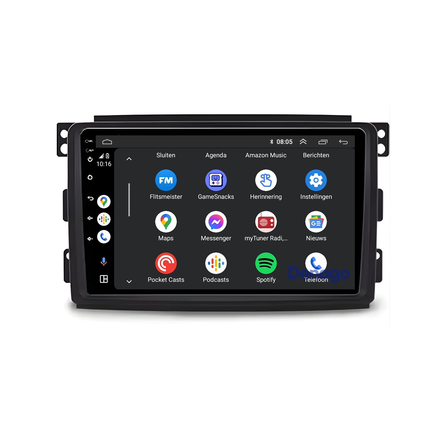 Smart Fortwo CarPlay autoradio | 2009 t/m 2015 | Denago DNG-A270 | 9 inch | Android 13 | Draadloos CarPlay & Android Auto