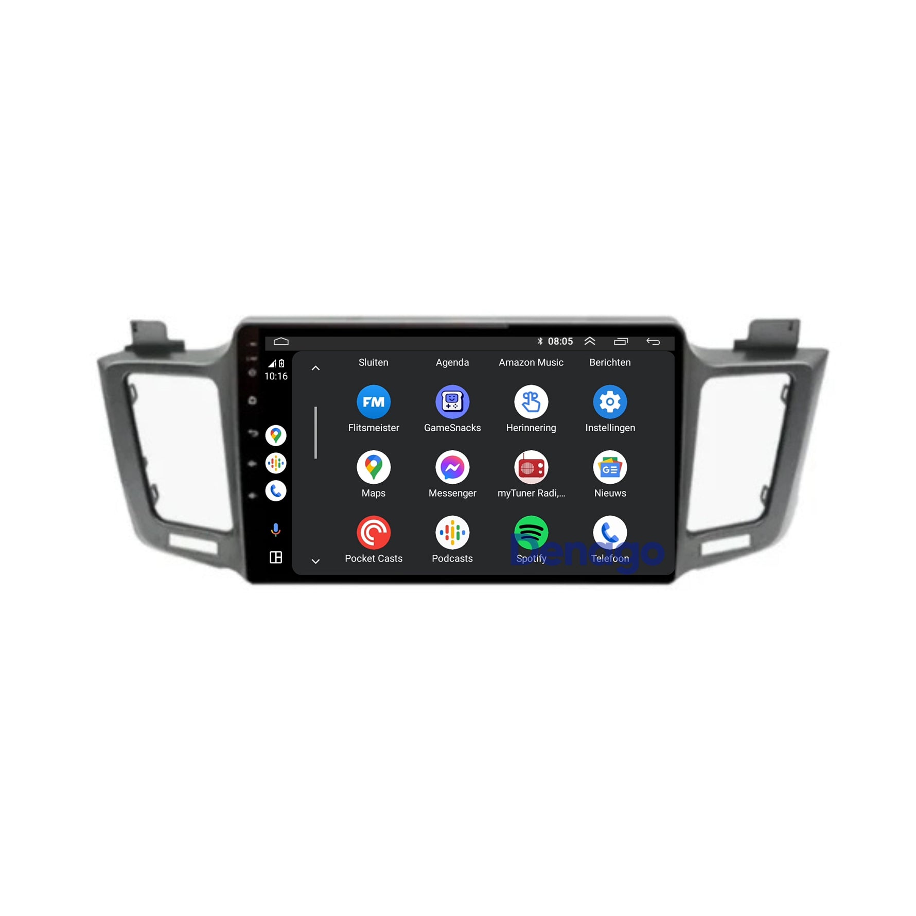 Toyota RAV4 CarPlay autoradio | 2013 t/m 2018 | Denago DNG-A249 | 9 inch | Android 13 | Draadloos CarPlay & Android Auto