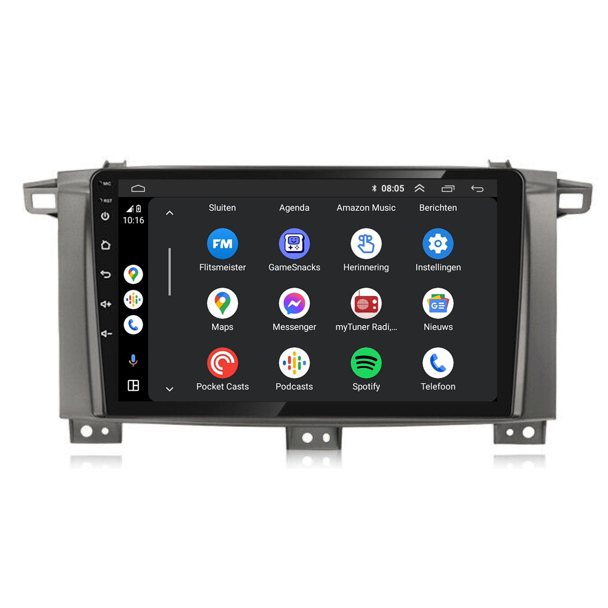 Land Cruiser LC100 | Android 13 | Autoradio | 2005 t/m 2007 | CarPlay & Android Auto-5