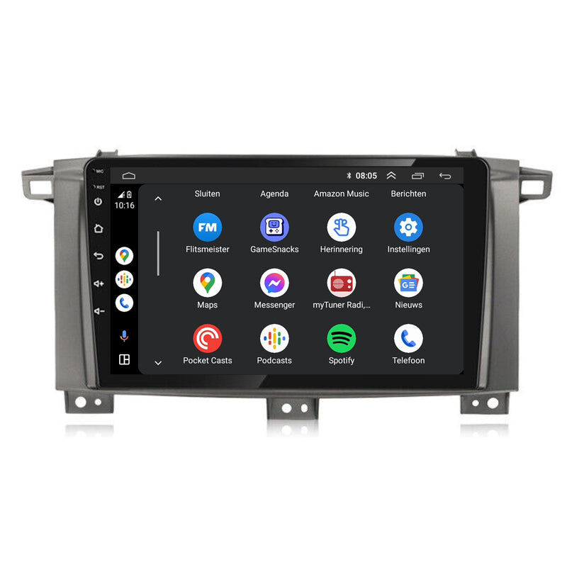 Land Cruiser LC100 | Android 13 | Autoradio | 2005 t/m 2007 | CarPlay & Android Auto-5