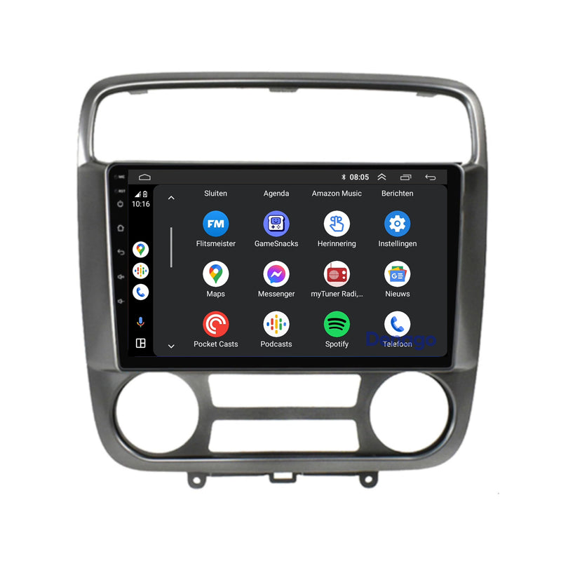 Honda Stream CarPlay autoradio | 2000 t/m 2006 | Denago DNG-A138 | 9 inch | Android 13 | Draadloos CarPlay & Android Auto-5