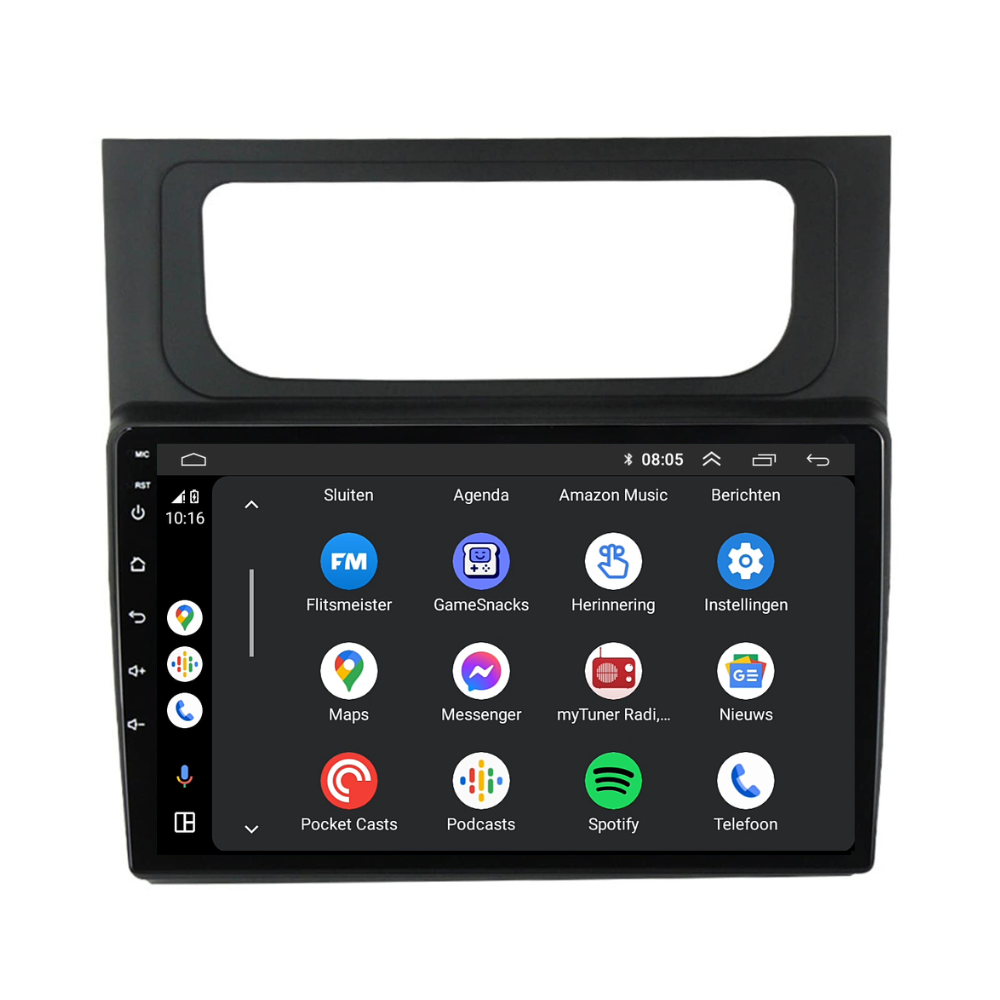 Volkswagen Touran CarPlay & Android Auto Autoradio | 2010 bis 2015 | Android 13 | Davilon