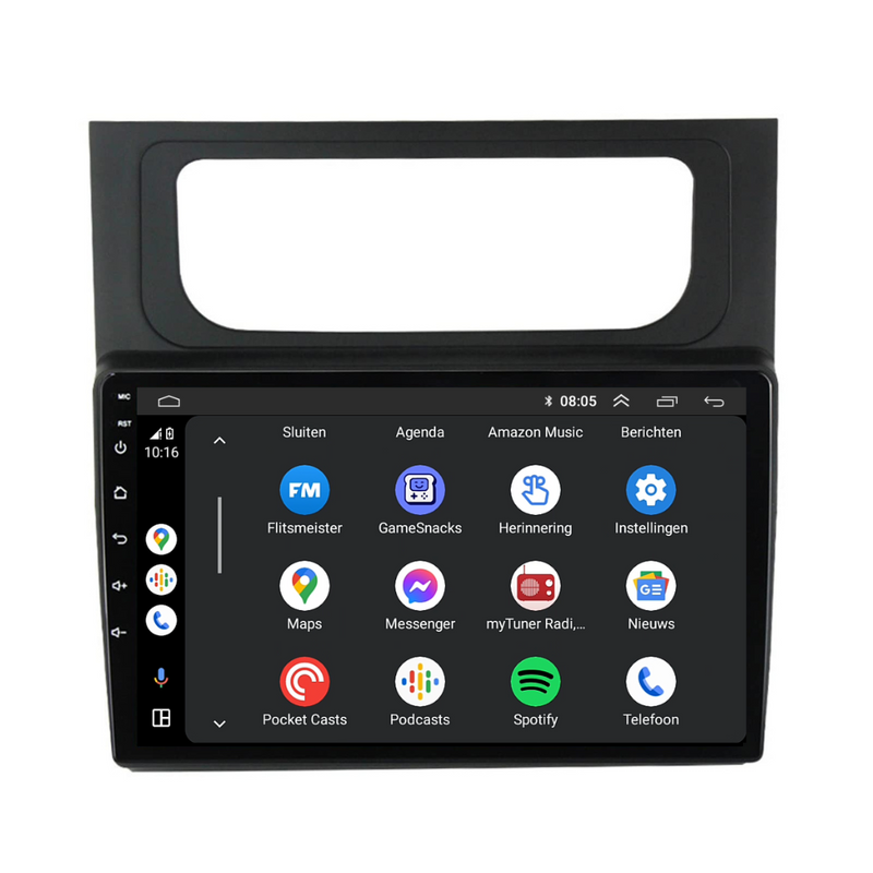 Volkswagen Touran CarPlay & Android Auto autoradio | 2010 t/m 2015 | Android 15 | Davilon-2