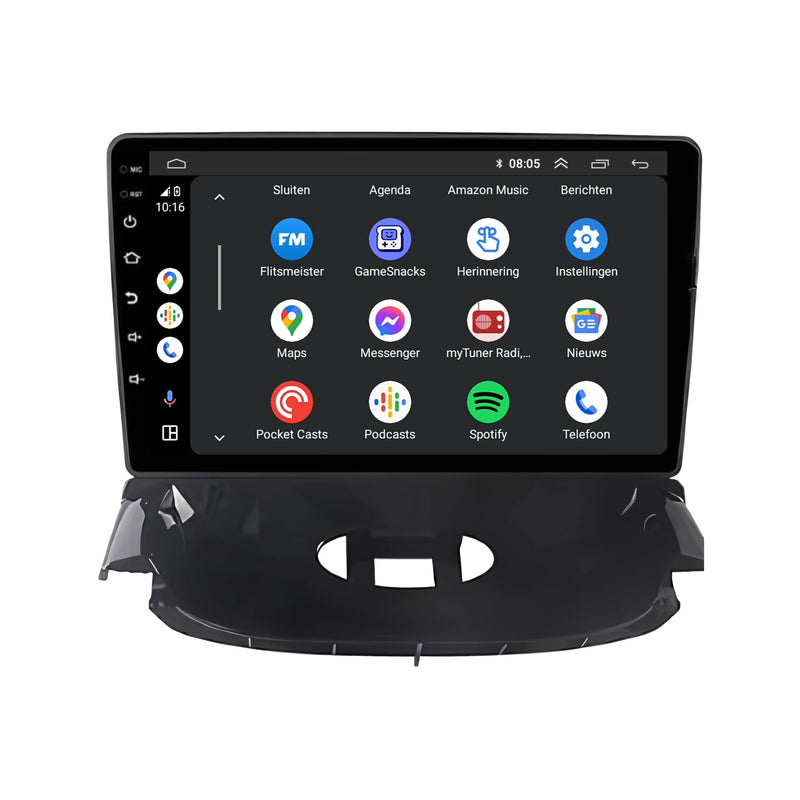 Citroën C2 & Peugeot 206 | Android 13 | Autoradio | 2004 t/m 2013 | CarPlay & Android Auto-2