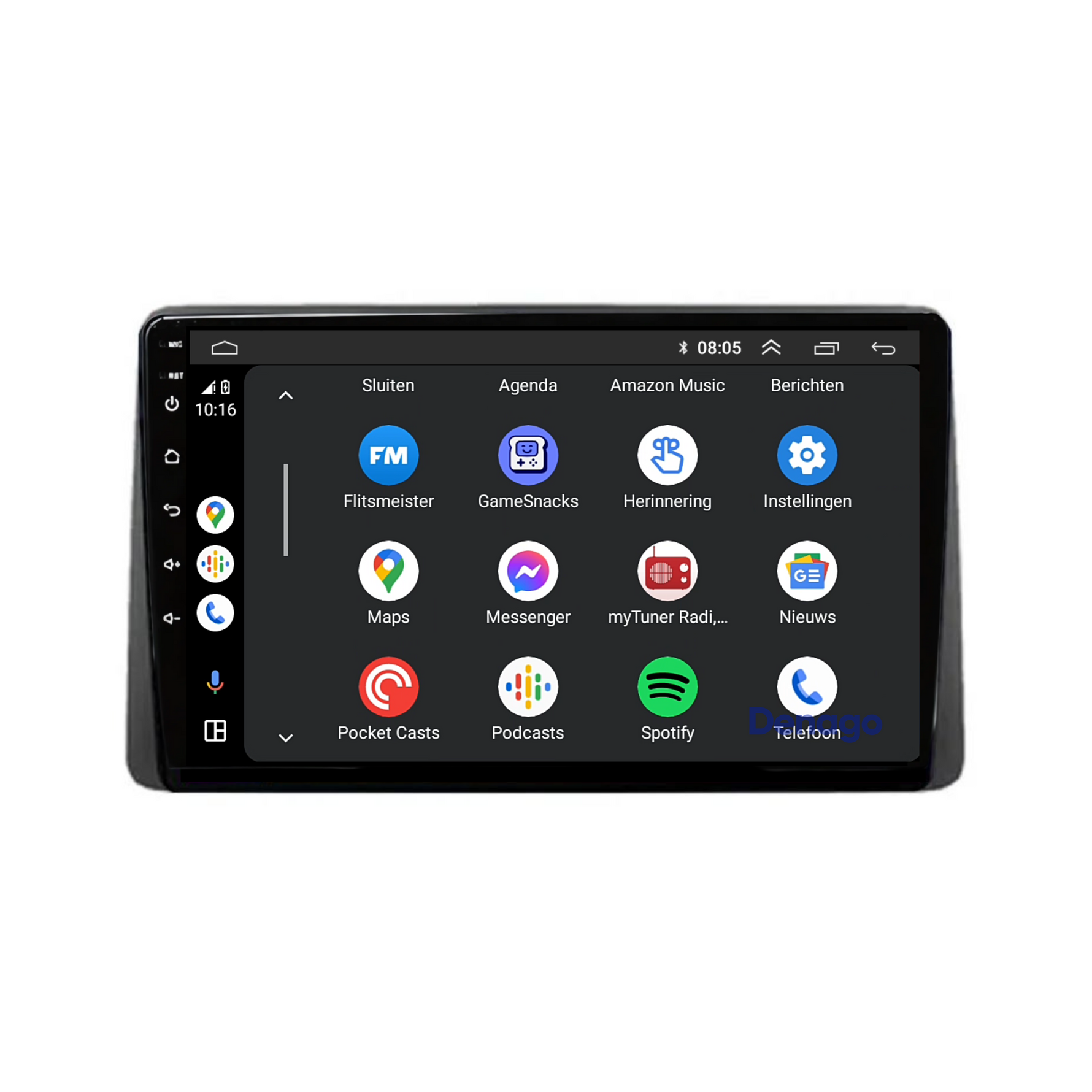 Dacia Duster CarPlay autoradio | Denago DNG-A93 | 9 inch | Android 13 | Draadloos CarPlay & Android Auto