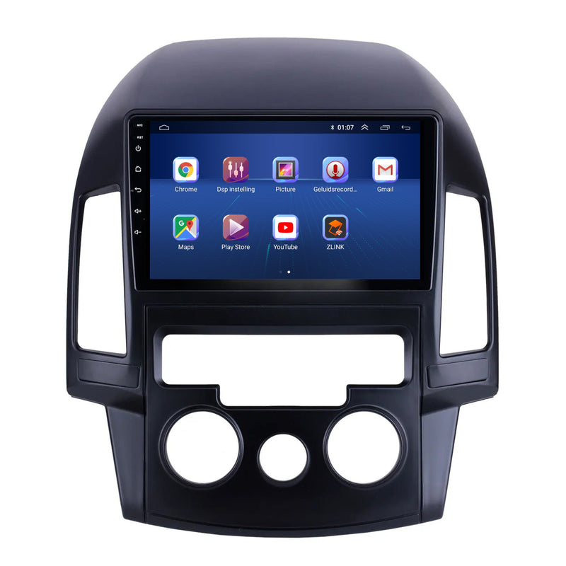Hyundai i30 | Android 13 | Autoradio | 2007 t/m 2012 | Carplay & Android Auto | Handgeschakelde Airco-5