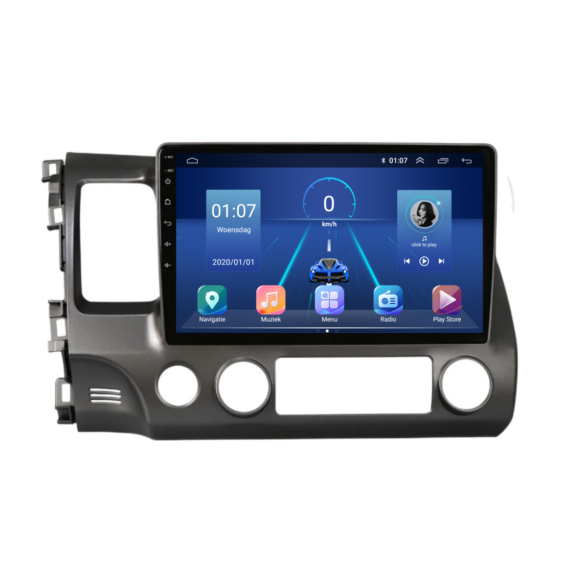 Honda Civic CarPlay | Android 13 | Autoradio | 2007 t/m 2011 | Carplay & Android Auto-8