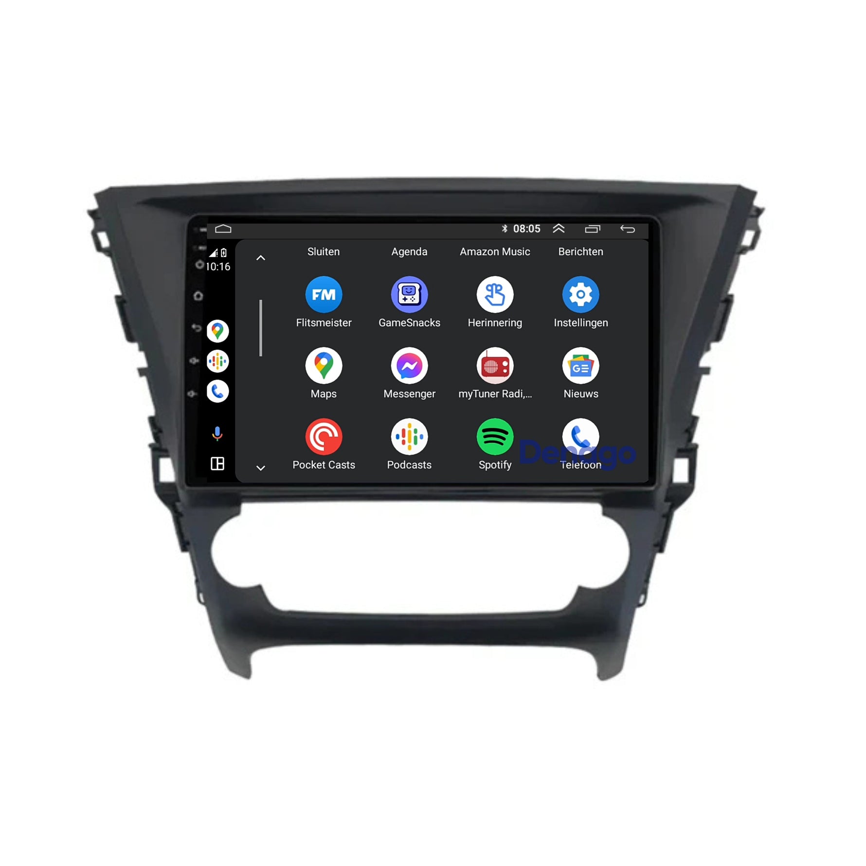 Toyota Avensis CarPlay autoradio | 2015 t/m 2018 | Denago DNG-A220 | 9 inch | Android 13 | Draadloos CarPlay & Android Auto