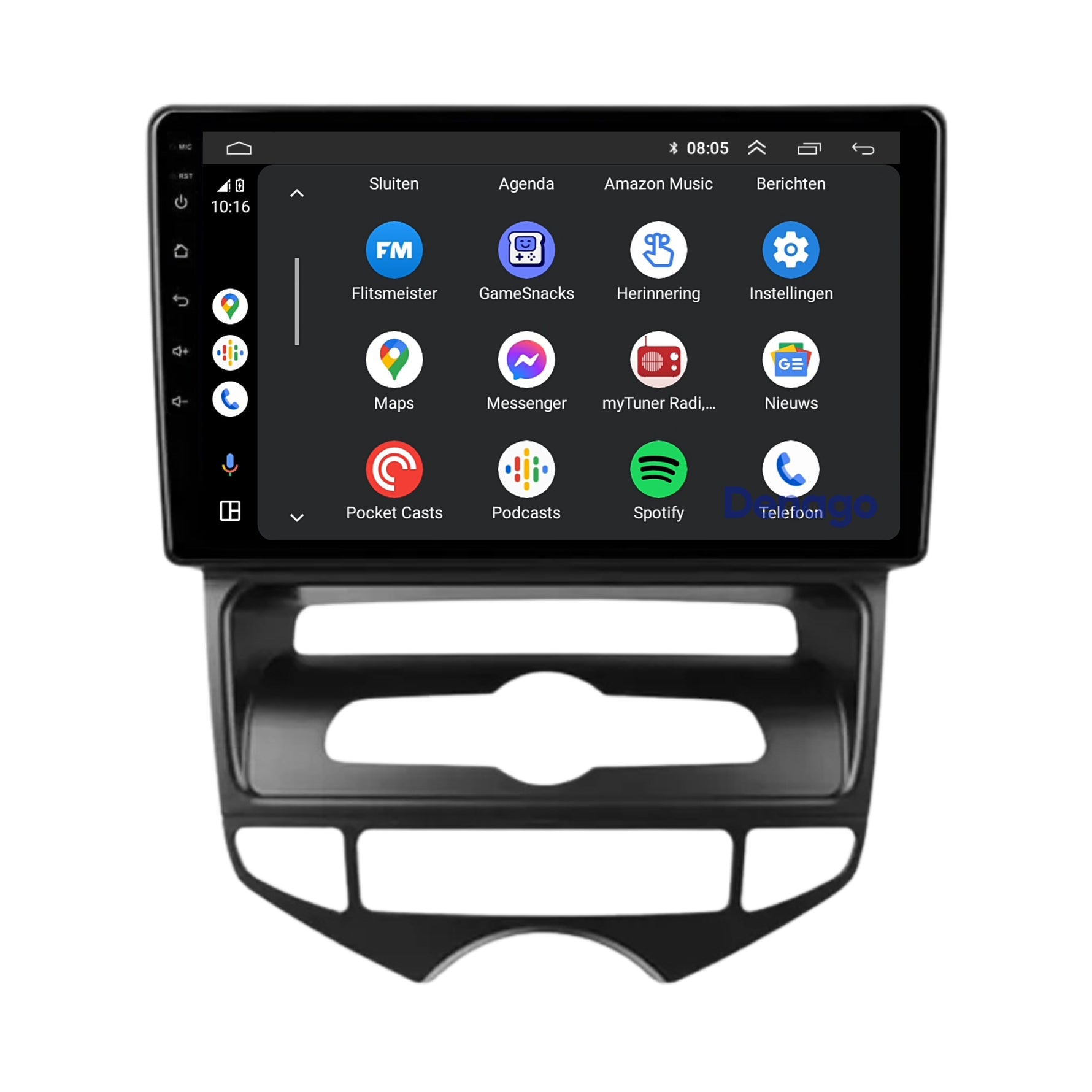 Hyundai IX20 CarPlay autoradio | 2010 t/m 2019 | Denago DNG-A364 | 9 inch | Android 13 | Automatische Airco | Draadloos CarPlay & Android Auto