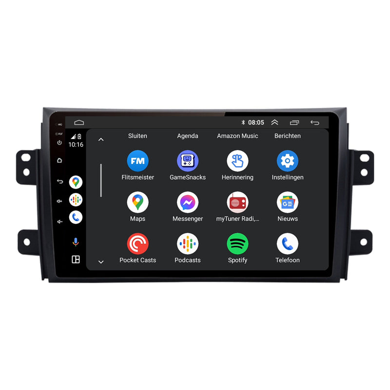 Suzuki SX4 CarPlay & Android Auto Autoradio | 2006 bis 2011 | Android 13 | Davilon-3